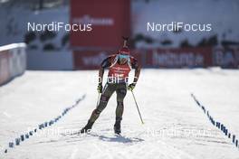 11.02.2017, Hochfilzen, Austria (AUT): Arnd Peiffer (GER) - IBU world championships biathlon, sprint men, Hochfilzen (AUT). www.nordicfocus.com. © NordicFocus. Every downloaded picture is fee-liable.