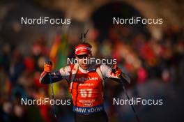 11.02.2017, Hochfilzen, Austria (AUT): Simon Eder (AUT) - IBU world championships biathlon, sprint men, Hochfilzen (AUT). www.nordicfocus.com. © NordicFocus. Every downloaded picture is fee-liable.