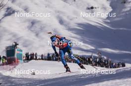 11.02.2017, Hochfilzen, Austria (AUT): Lukas Hofer (ITA) - IBU world championships biathlon, sprint men, Hochfilzen (AUT). www.nordicfocus.com. © NordicFocus. Every downloaded picture is fee-liable.