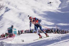 11.02.2017, Hochfilzen, Austria (AUT): Adam Vaclavik (CZE) - IBU world championships biathlon, sprint men, Hochfilzen (AUT). www.nordicfocus.com. © NordicFocus. Every downloaded picture is fee-liable.