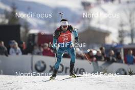 11.02.2017, Hochfilzen, Austria (AUT): Simon Fourcade (FRA) - IBU world championships biathlon, sprint men, Hochfilzen (AUT). www.nordicfocus.com. © NordicFocus. Every downloaded picture is fee-liable.