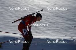 11.02.2017, Hochfilzen, Austria (AUT): Tomas Kaukenas (LTU) - IBU world championships biathlon, sprint men, Hochfilzen (AUT). www.nordicfocus.com. © NordicFocus. Every downloaded picture is fee-liable.