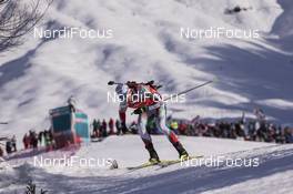 11.02.2017, Hochfilzen, Austria (AUT): Krasimir Anev (BUL) - IBU world championships biathlon, sprint men, Hochfilzen (AUT). www.nordicfocus.com. © NordicFocus. Every downloaded picture is fee-liable.