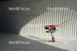 11.02.2017, Hochfilzen, Austria (AUT): Miha Dovzan (SLO) - IBU world championships biathlon, sprint men, Hochfilzen (AUT). www.nordicfocus.com. © NordicFocus. Every downloaded picture is fee-liable.