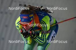 10.02.2017, Hochfilzen, Austria (AUT): Chardine Sloof (SWE) - IBU world championships biathlon, sprint women, Hochfilzen (AUT). www.nordicfocus.com. © NordicFocus. Every downloaded picture is fee-liable.