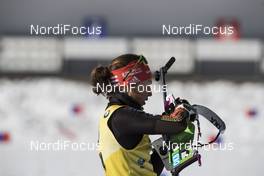 10.02.2017, Hochfilzen, Austria (AUT): Laura Dahlmeier (GER) - IBU world championships biathlon, sprint women, Hochfilzen (AUT). www.nordicfocus.com. © NordicFocus. Every downloaded picture is fee-liable.