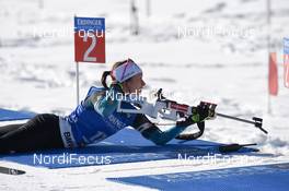 10.02.2017, Hochfilzen, Austria (AUT): Anais Chevalier (FRA) - IBU world championships biathlon, sprint women, Hochfilzen (AUT). www.nordicfocus.com. © NordicFocus. Every downloaded picture is fee-liable.