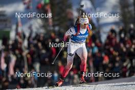 10.02.2017, Hochfilzen, Austria (AUT): Krystyna Guzik (POL) - IBU world championships biathlon, sprint women, Hochfilzen (AUT). www.nordicfocus.com. © NordicFocus. Every downloaded picture is fee-liable.