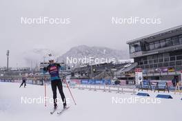 18.02.2017, Hochfilzen, Austria (AUT): Marie Dorin (FRA) - IBU world championships biathlon, training, Hochfilzen (AUT). www.nordicfocus.com. © NordicFocus. Every downloaded picture is fee-liable.
