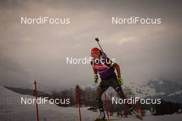 08.02.2017, Hochfilzen, Austria (AUT): Laura Dahlmeier (GER) - IBU world championships biathlon, training, Hochfilzen (AUT). www.nordicfocus.com. © NordicFocus. Every downloaded picture is fee-liable.