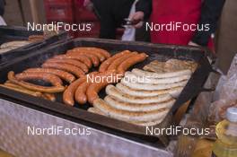 18.02.2017, Hochfilzen, Austria (AUT): Event Feature: hosts with food and beverages prepare for the fans- IBU world championships biathlon, training, Hochfilzen (AUT). www.nordicfocus.com. © NordicFocus. Every downloaded picture is fee-liable.