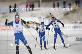 26.11.2017, Oestersund, Sweden, (SWE): Lukas Hofer (ITA), Dominik Windisch (ITA), (l-r) - IBU world cup biathlon, relay mixed, Oestersund (SWE). www.nordicfocus.com. © Manzoni/NordicFocus. Every downloaded picture is fee-liable.