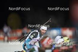 26.11.2017, Oestersund, Sweden, (SWE): Jean Guillaume Beatrix (FRA) - IBU world cup biathlon, relay mixed, Oestersund (SWE). www.nordicfocus.com. © Manzoni/NordicFocus. Every downloaded picture is fee-liable.