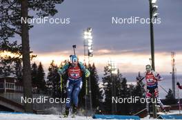 26.11.2017, Oestersund, Sweden, (SWE): Galina Vishnevskaya (KAZ) - IBU world cup biathlon, single mixed relay, Oestersund (SWE). www.nordicfocus.com. © Manzoni/NordicFocus. Every downloaded picture is fee-liable.