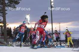 26.11.2017, Oestersund, Sweden, (SWE): Rosanna Crawford (CAN) - IBU world cup biathlon, single mixed relay, Oestersund (SWE). www.nordicfocus.com. © Manzoni/NordicFocus. Every downloaded picture is fee-liable.