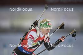 26.11.2017, Oestersund, Sweden, (SWE): Lisa Theresa Hauser (AUT) - IBU world cup biathlon, single mixed relay, Oestersund (SWE). www.nordicfocus.com. © Manzoni/NordicFocus. Every downloaded picture is fee-liable.