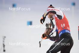 02.12.2017, Oestersund, Sweden, (SWE): Simon Eder (AUT) - IBU world cup biathlon, sprint men, Oestersund (SWE). www.nordicfocus.com. © Manzoni/NordicFocus. Every downloaded picture is fee-liable.