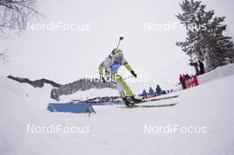 10.12.2017, Hochfilzen, Austria (AUT): Remus Faur (ROU) -  IBU world cup biathlon, relay men, Hochfilzen (AUT). www.nordicfocus.com. © Manzoni/NordicFocus. Every downloaded picture is fee-liable.