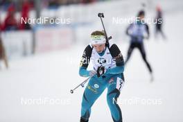 10.12.2017, Hochfilzen, Austria (AUT): Anais Bescond (FRA) -  IBU world cup biathlon, relay women, Hochfilzen (AUT). www.nordicfocus.com. © Manzoni/NordicFocus. Every downloaded picture is fee-liable.
