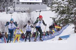 10.12.2017, Hochfilzen, Austria (AUT): Yuliia Dzhima (UKR), Selina Gasparin (SUI), Franziska Hildebrand (GER), (l-r) -  IBU world cup biathlon, relay women, Hochfilzen (AUT). www.nordicfocus.com. © Manzoni/NordicFocus. Every downloaded picture is fee-liable.