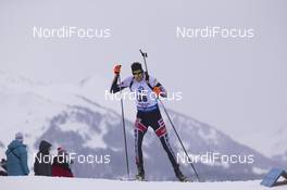 08.12.2017, Hochfilzen, Austria (AUT): Julian Eberhard (AUT) -  IBU world cup biathlon, sprint men, Hochfilzen (AUT). www.nordicfocus.com. © Manzoni/NordicFocus. Every downloaded picture is fee-liable.