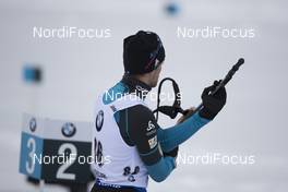 08.12.2017, Hochfilzen, Austria (AUT): Simon Desthieux (FRA) -  IBU world cup biathlon, sprint men, Hochfilzen (AUT). www.nordicfocus.com. © Manzoni/NordicFocus. Every downloaded picture is fee-liable.