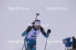 08.12.2017, Hochfilzen, Austria (AUT): Simon Desthieux (FRA) -  IBU world cup biathlon, sprint men, Hochfilzen (AUT). www.nordicfocus.com. © Manzoni/NordicFocus. Every downloaded picture is fee-liable.