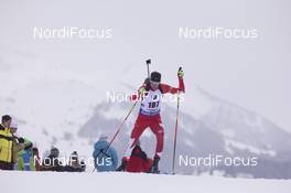 08.12.2017, Hochfilzen, Austria (AUT): Brendan Green (CAN) -  IBU world cup biathlon, sprint men, Hochfilzen (AUT). www.nordicfocus.com. © Manzoni/NordicFocus. Every downloaded picture is fee-liable.