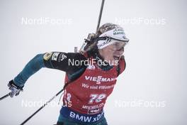 08.12.2017, Hochfilzen, Austria (AUT): Anais Bescond (FRA) -  IBU world cup biathlon, sprint women, Hochfilzen (AUT). www.nordicfocus.com. © Manzoni/NordicFocus. Every downloaded picture is fee-liable.