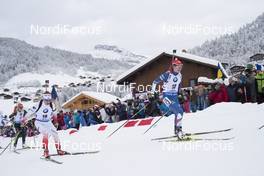 17.12.2017, Annecy-Le Grand Bornand, France (FRA): Weronika Nowakowska (POL), Veronika Vitkova (CZE), (l-r) -  IBU world cup biathlon, mass women, Annecy-Le Grand Bornand (FRA). www.nordicfocus.com. © Manzoni/NordicFocus. Every downloaded picture is fee-liable.