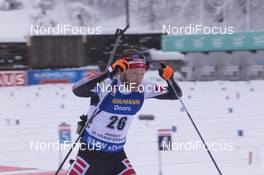 16.12.2017, Annecy-Le Grand Bornand, France (FRA): Simon Eder (AUT) -  IBU world cup biathlon, pursuit men, Annecy-Le Grand Bornand (FRA). www.nordicfocus.com. © Manzoni/NordicFocus. Every downloaded picture is fee-liable.