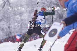 16.12.2017, Annecy-Le Grand Bornand, France (FRA): Benedikt Doll (GER) -  IBU world cup biathlon, pursuit men, Annecy-Le Grand Bornand (FRA). www.nordicfocus.com. © Manzoni/NordicFocus. Every downloaded picture is fee-liable.