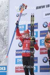 16.12.2017, Annecy-Le Grand Bornand, France (FRA): Anastasiya Kuzmina (SVK) -  IBU world cup biathlon, pursuit women, Annecy-Le Grand Bornand (FRA). www.nordicfocus.com. © Manzoni/NordicFocus. Every downloaded picture is fee-liable.