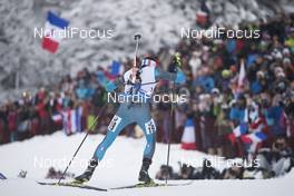 15.12.2017, Annecy-Le Grand Bornand, France (FRA): Quentin Fillon Maillet (FRA) -  IBU world cup biathlon, sprint men, Annecy-Le Grand Bornand (FRA). www.nordicfocus.com. © Manzoni/NordicFocus. Every downloaded picture is fee-liable.