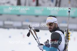 15.12.2017, Annecy-Le Grand Bornand, France (FRA): Simon Fourcade (FRA) -  IBU world cup biathlon, sprint men, Annecy-Le Grand Bornand (FRA). www.nordicfocus.com. © Manzoni/NordicFocus. Every downloaded picture is fee-liable.