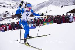15.12.2017, Annecy-Le Grand Bornand, France (FRA): Sean Doherty (USA) -  IBU world cup biathlon, sprint men, Annecy-Le Grand Bornand (FRA). www.nordicfocus.com. © Manzoni/NordicFocus. Every downloaded picture is fee-liable.