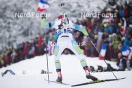 15.12.2017, Annecy-Le Grand Bornand, France (FRA): Klemen Bauer (SLO) -  IBU world cup biathlon, sprint men, Annecy-Le Grand Bornand (FRA). www.nordicfocus.com. © Manzoni/NordicFocus. Every downloaded picture is fee-liable.