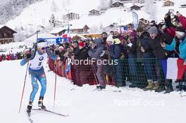15.12.2017, Annecy-Le Grand Bornand, France (FRA): Jean Guillaume Beatrix (FRA) -  IBU world cup biathlon, sprint men, Annecy-Le Grand Bornand (FRA). www.nordicfocus.com. © Manzoni/NordicFocus. Every downloaded picture is fee-liable.