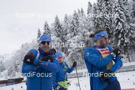 13.12.2017, Annecy-Le Grand Bornand, France (FRA): Lowell Bailey (USA), Sean Doherty (USA), (l-r) -  IBU world cup biathlon, training, Annecy-Le Grand Bornand (FRA). www.nordicfocus.com. © Manzoni/NordicFocus. Every downloaded picture is fee-liable.