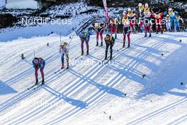 01.01.2017, Val Mustair, Switzerland (SUI): Sergey Ustiugov (RUS), Marcus Hellner (SWE), Dario Cologna (SUI), Martin Johnsrud Sundby (NOR), (l-r)  - FIS world cup cross-country, tour de ski, mass men, Val Mustair (SUI). www.nordicfocus.com. © Modica/NordicFocus. Every downloaded picture is fee-liable.