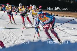 01.01.2017, Val Mustair, Switzerland (SUI): Sergey Ustiugov (RUS), Marcus Hellner (SWE), (l-r)  - FIS world cup cross-country, tour de ski, mass men, Val Mustair (SUI). www.nordicfocus.com. © Modica/NordicFocus. Every downloaded picture is fee-liable.