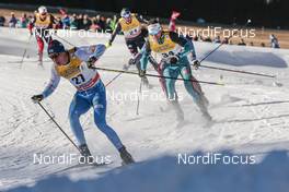 01.01.2017, Val Mustair, Switzerland (SUI): Matti Heikkinen (FIN), Jean Marc Gaillard (FRA), (l-r)  - FIS world cup cross-country, tour de ski, mass men, Val Mustair (SUI). www.nordicfocus.com. © Modica/NordicFocus. Every downloaded picture is fee-liable.
