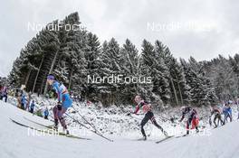 04.01.2017, Oberstdorf, Germany (GER): Elena Soboleva (RUS), Elisabeth Schicho (GER), Lotta Udnes Weng (NOR), (l-r)  - FIS world cup cross-country, tour de ski, pursuit women, Oberstdorf (GER). www.nordicfocus.com. © Modica/NordicFocus. Every downloaded picture is fee-liable.