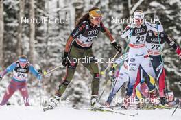 04.01.2017, Oberstdorf, Germany (GER): Elisabeth Schicho (GER), Emma Wiken (SWE), (l-r)  - FIS world cup cross-country, tour de ski, pursuit women, Oberstdorf (GER). www.nordicfocus.com. © Modica/NordicFocus. Every downloaded picture is fee-liable.