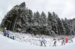04.01.2017, Oberstdorf, Germany (GER): Stina Nilsson (SWE), Heidi Weng (NOR), Ingvild Flugstad Oestberg (NOR), (l-r)  - FIS world cup cross-country, tour de ski, pursuit women, Oberstdorf (GER). www.nordicfocus.com. © Modica/NordicFocus. Every downloaded picture is fee-liable.