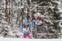 04.01.2017, Oberstdorf, Germany (GER): Nicole Fessel (GER), Yulia Tchekaleva (RUS), (l-r)  - FIS world cup cross-country, tour de ski, pursuit women, Oberstdorf (GER). www.nordicfocus.com. © Modica/NordicFocus. Every downloaded picture is fee-liable.