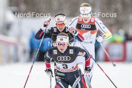 04.01.2017, Oberstdorf, Germany (GER): Ingvild Flugstad Oestberg (NOR), Heidi Weng (NOR), Stina Nilsson (SWE), (l-r)  - FIS world cup cross-country, tour de ski, pursuit women, Oberstdorf (GER). www.nordicfocus.com. © Modica/NordicFocus. Every downloaded picture is fee-liable.