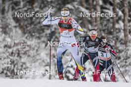 04.01.2017, Oberstdorf, Germany (GER): Stina Nilsson (SWE), Heidi Weng (NOR), Ingvild Flugstad Oestberg (NOR), (l-r)  - FIS world cup cross-country, tour de ski, pursuit women, Oberstdorf (GER). www.nordicfocus.com. © Modica/NordicFocus. Every downloaded picture is fee-liable.