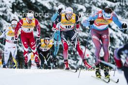 03.01.2017, Oberstdorf, Germany (GER): Finn Haagen Krogh (NOR), Alex Harvey (CAN), (l-r)  - FIS world cup cross-country, tour de ski, skiathlon men, Oberstdorf (GER). www.nordicfocus.com. © Modica/NordicFocus. Every downloaded picture is fee-liable.