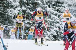 03.01.2017, Oberstdorf, Germany (GER): Didrik Toenseth (NOR), Jens Burman (SWE), Thomas Bing (GER), (l-r)  - FIS world cup cross-country, tour de ski, skiathlon men, Oberstdorf (GER). www.nordicfocus.com. © Modica/NordicFocus. Every downloaded picture is fee-liable.
